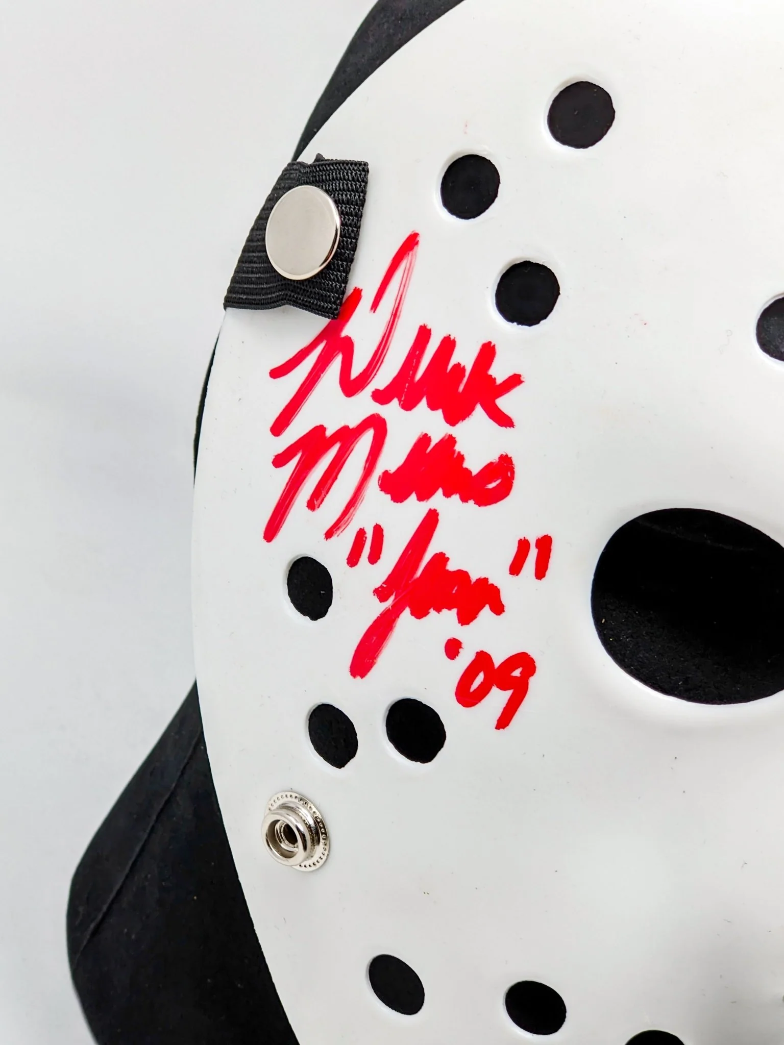 Friday the 13th JASON Hockey Mask Signed x4 Mears, Hodder, Graham, Kirzinger JSA Certified Autograph - Image 23