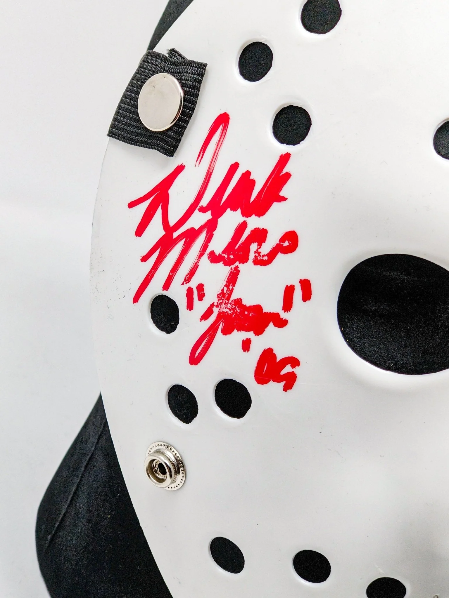 Friday the 13th JASON Hockey Mask Signed x4 Mears, Hodder, Graham, Kirzinger JSA Certified Autograph - Image 28