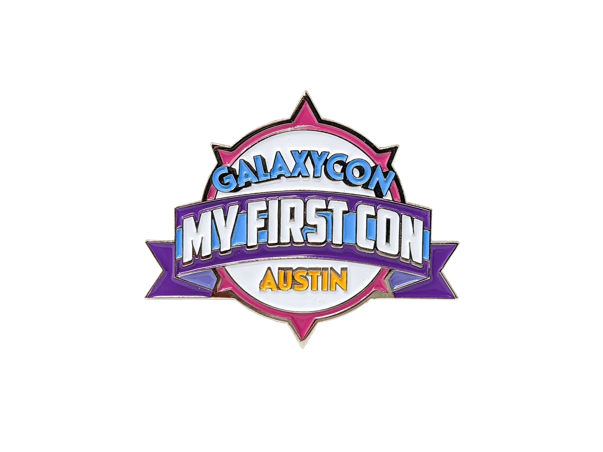GalaxyCon Austin My First Con Enamel Pin - Image 2
