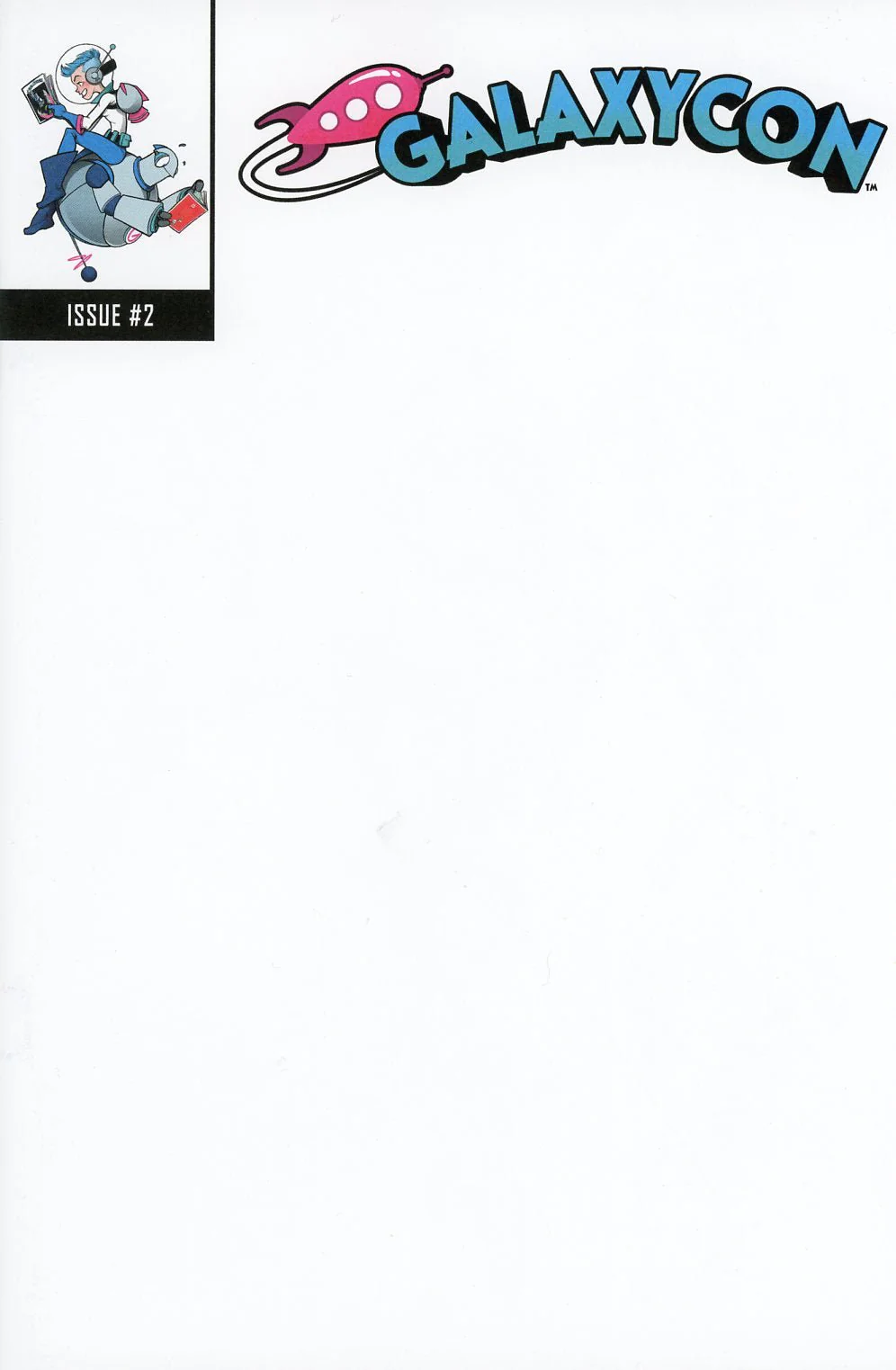 GalaxyCon Sketchbook Exclusive Blank Comic Book - Image 4