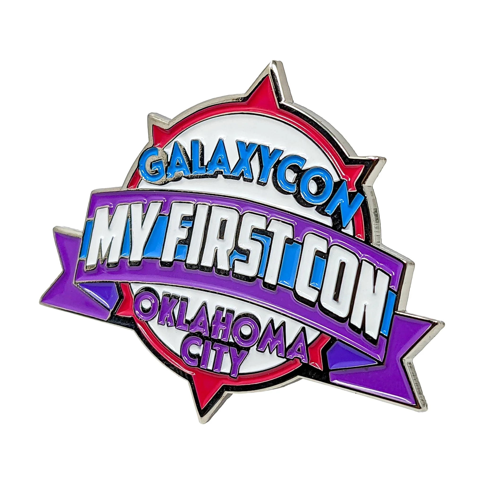 GalaxyCon Oklahoma City My First Con Enamel Pin - Image 2