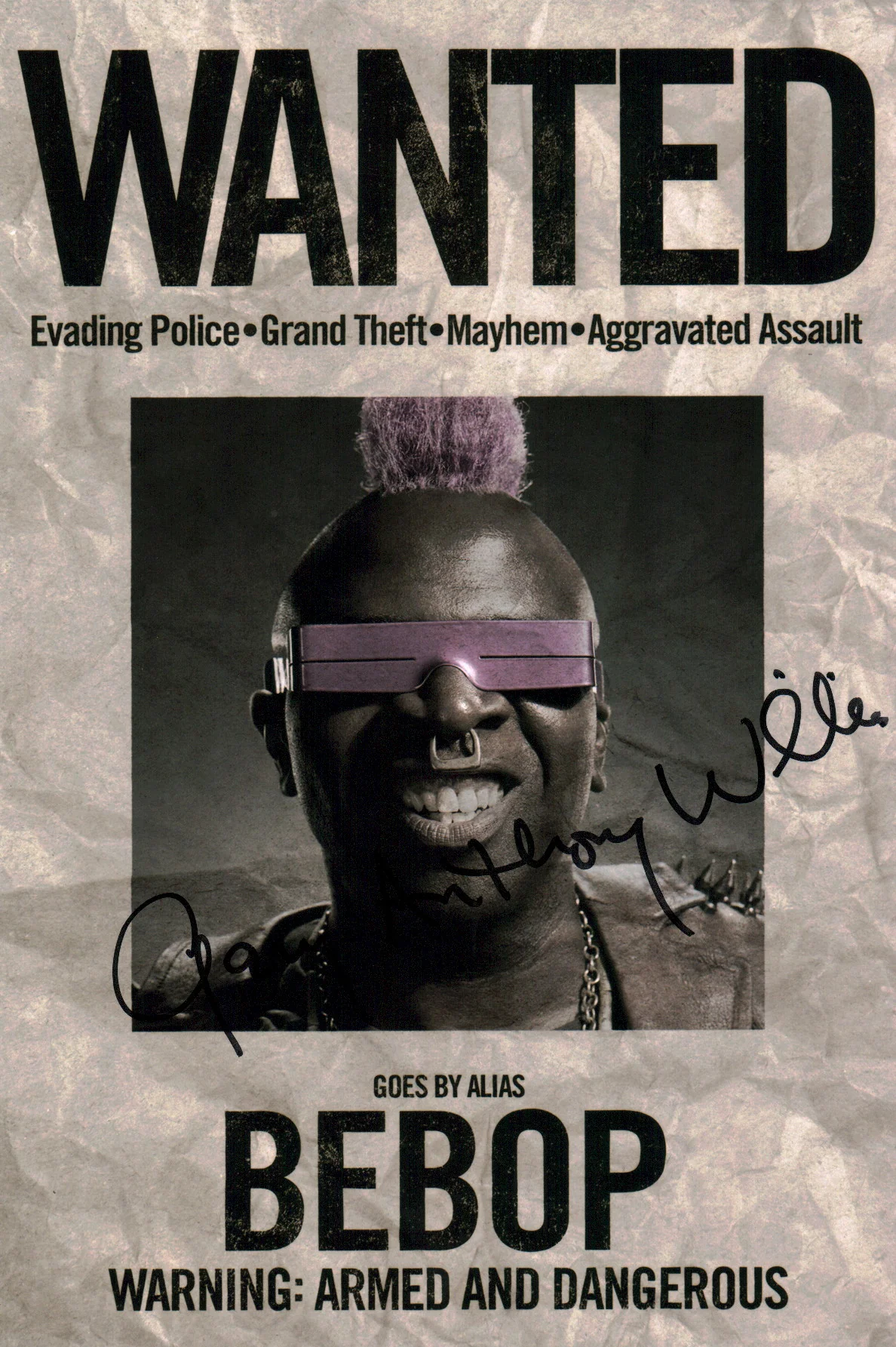 Gary Anthony Williams Teenage Mutant Ninja Turtles 8x12 Signed Photo JSA Certified Autograph - Image 2