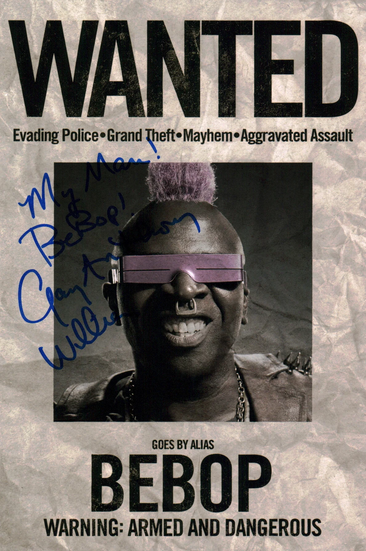 Gary Anthony Williams Teenage Mutant Ninja Turtles 8x12 Signed Photo JSA Certified Autograph - Image 3