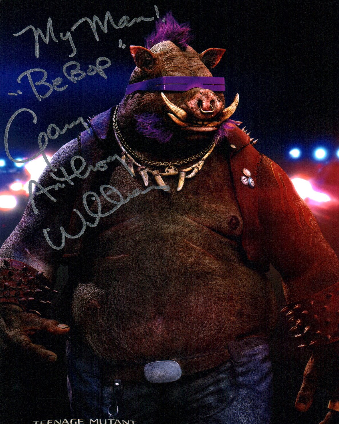 Gary Anthony Williams Teenage Mutant Ninja Turtles 8x12 Signed Photo JSA Certified Autograph - Image 3