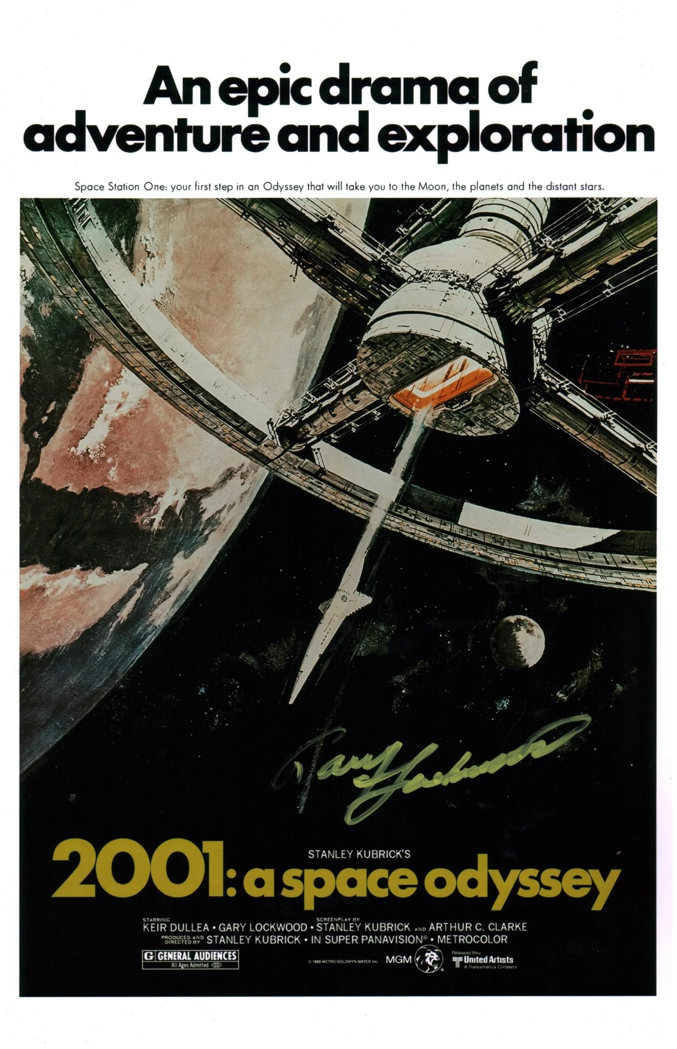 Gary Lockwood 2001: A Space Odyssey 11x17 Photo Poster Signed JSA Certified Autograph - Image 2