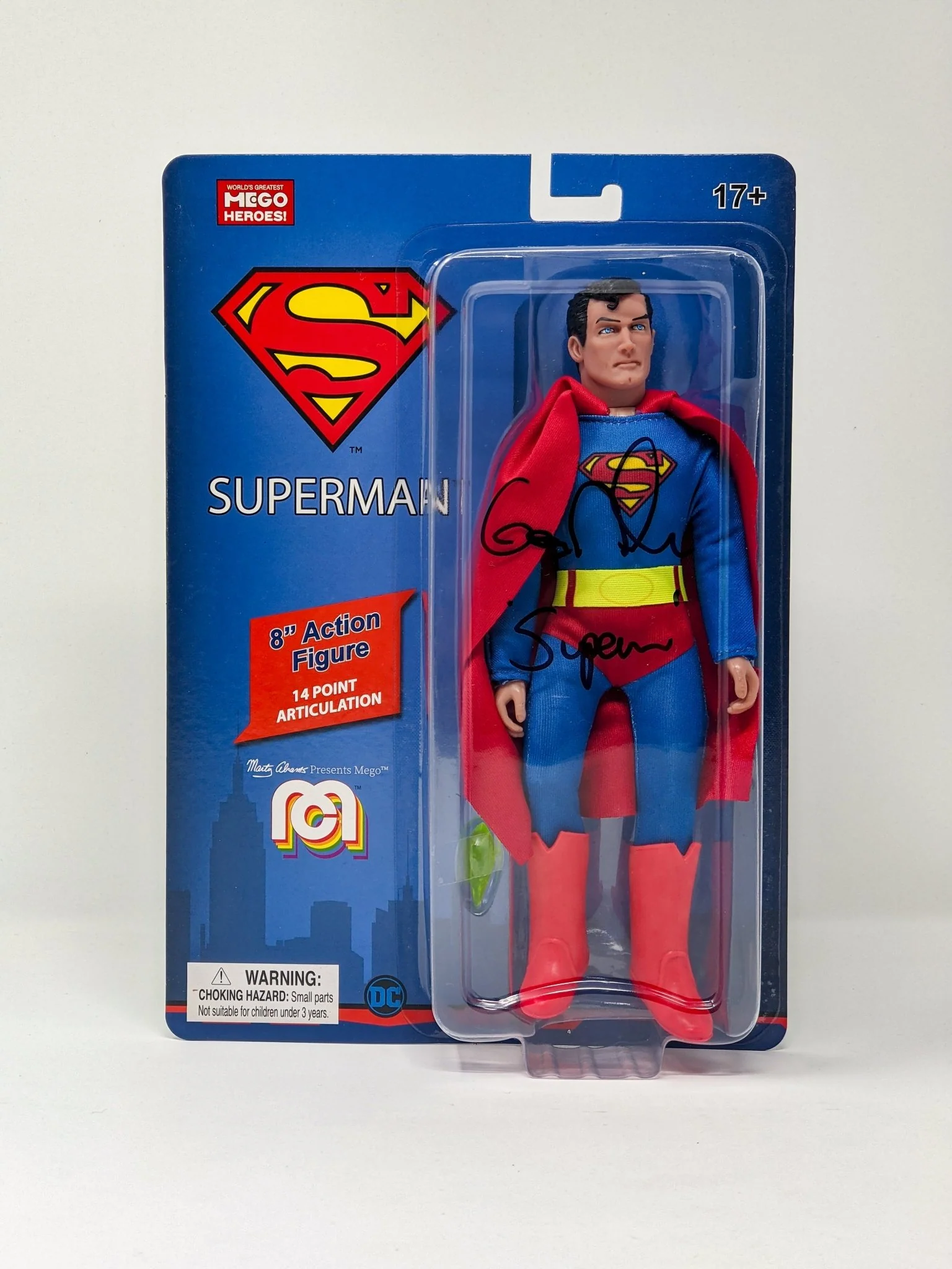 George Newbern DC Superman Signed Mego Action Figure JSA Certified Autograph - Image 36