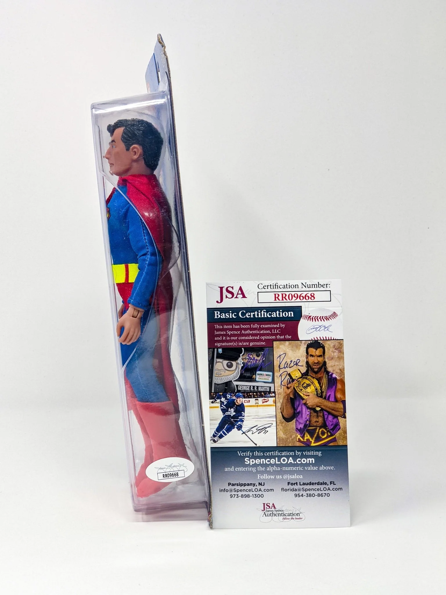 George Newbern DC Superman Signed Mego Action Figure JSA Certified Autograph - Image 61