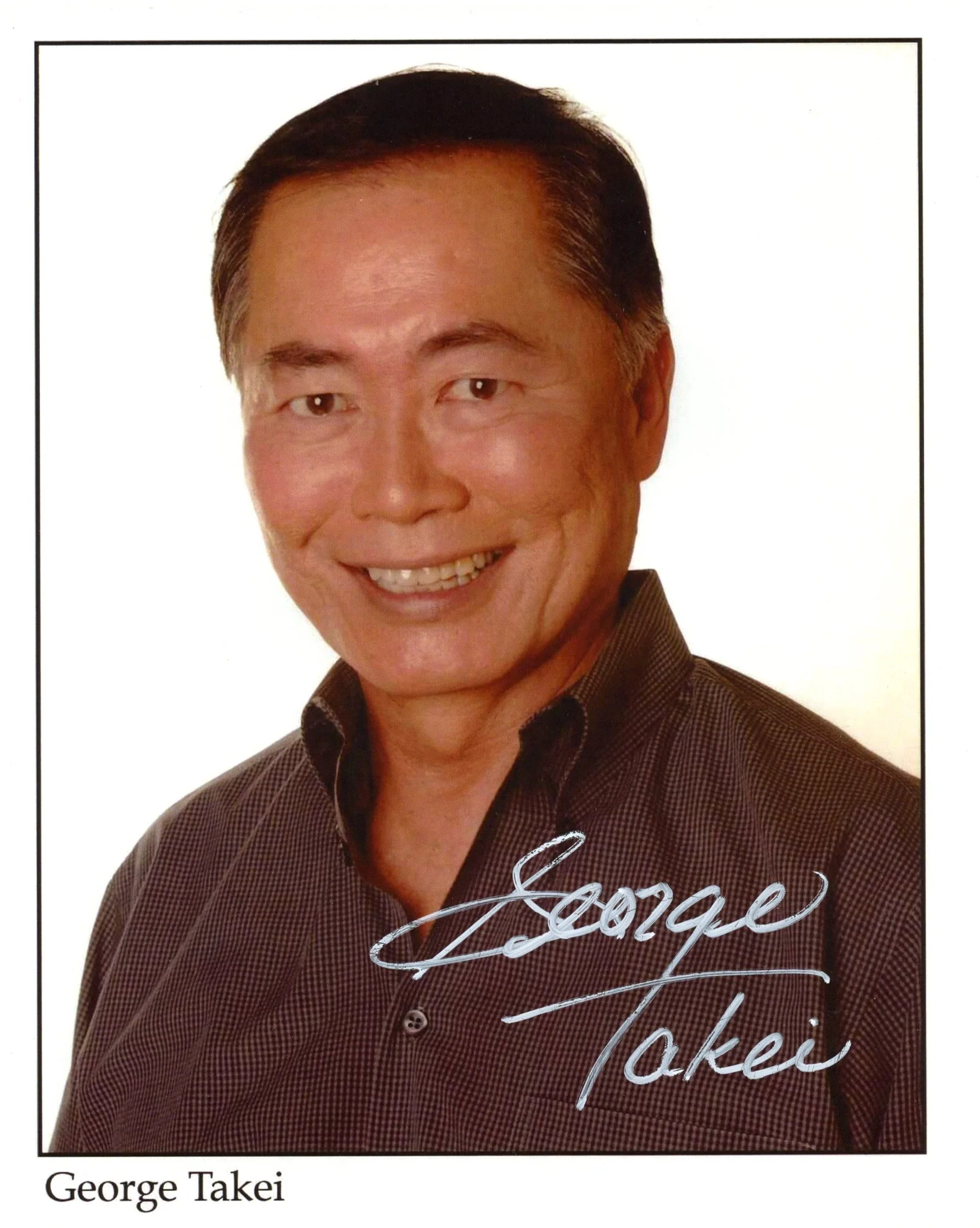 George Takei 8x10 Signed Photo JSA Certified Autograph