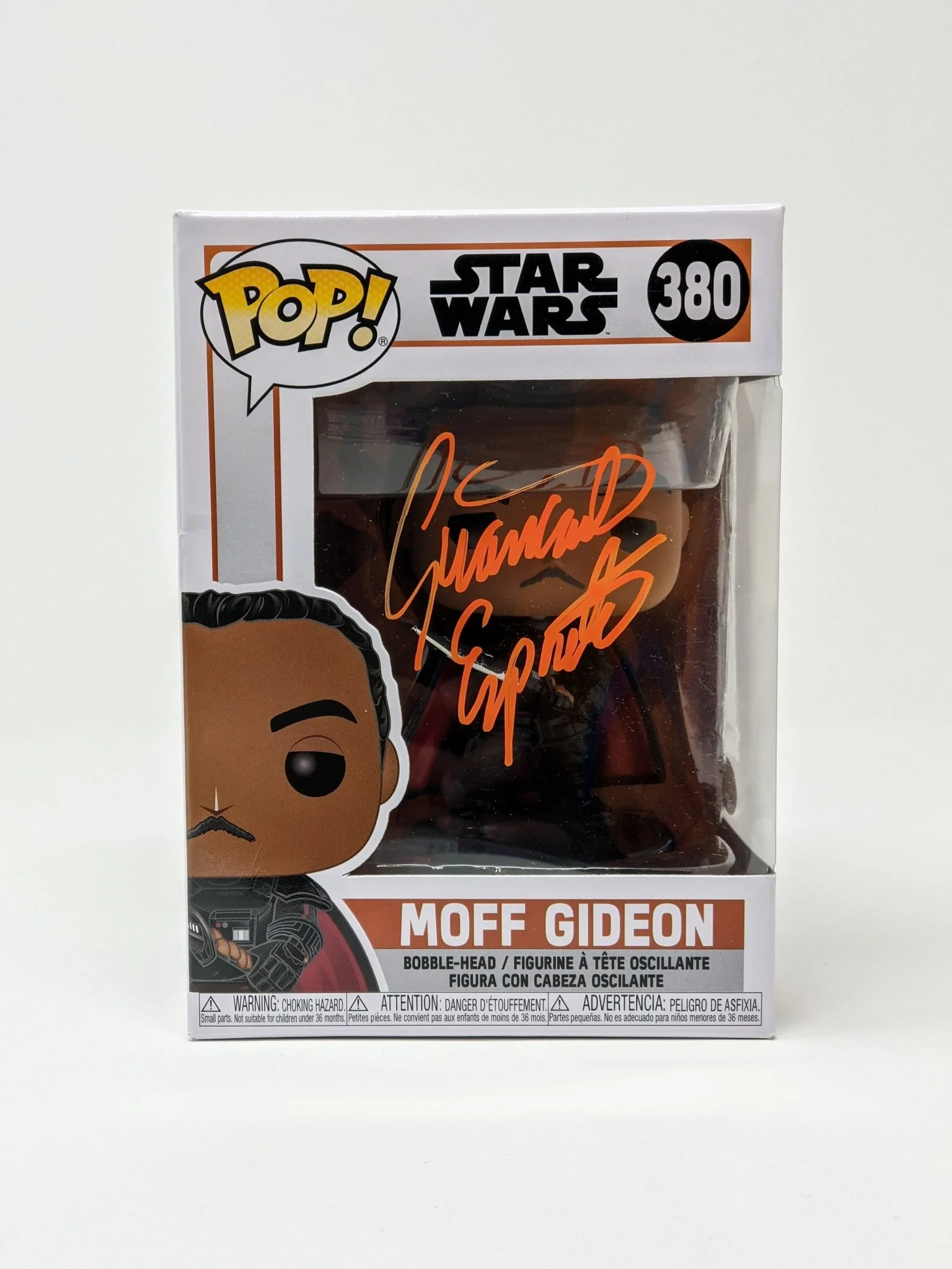 Giancarlo Esposito Star Wars Mandalorian Moff Gideon #380 Signed Funko Pop JSA Certified Autograph - Image 2