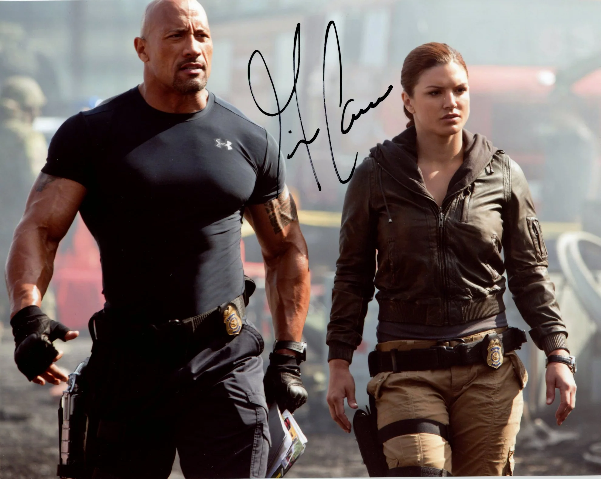 Gina Carano Fast & Furious 8x10 Signed Photo JSA Certified Autograph - Image 2