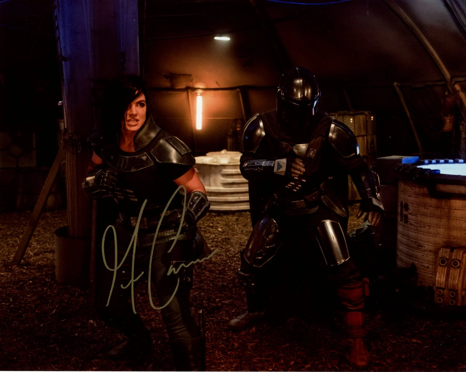 Gina Carano Star Wars The Mandalorian 8x10 Signed Photo JSA Certified Autograph - Image 2