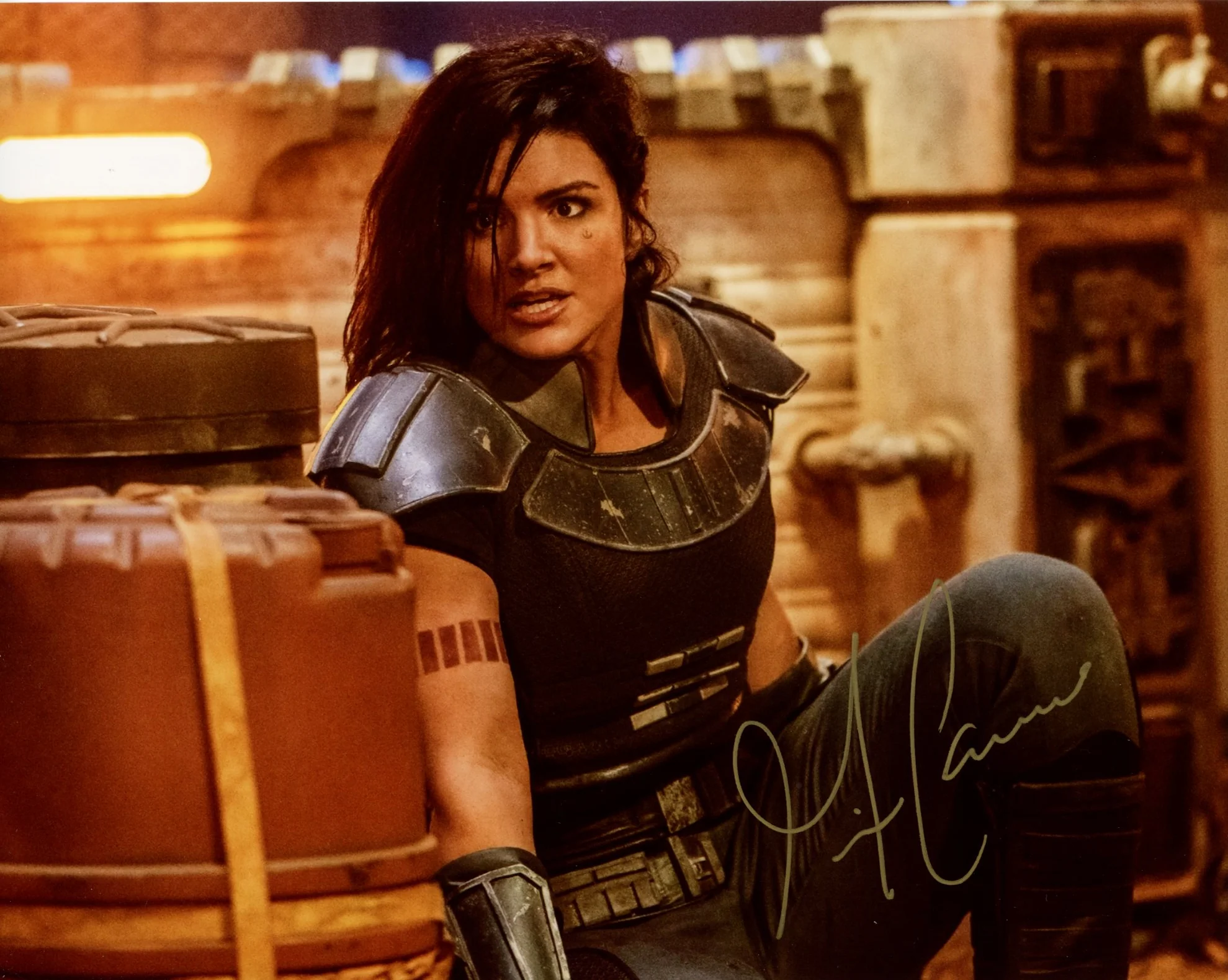 Gina Carano Star Wars The Mandalorian 8x10 Signed Photo JSA Certified Autograph - Image 2