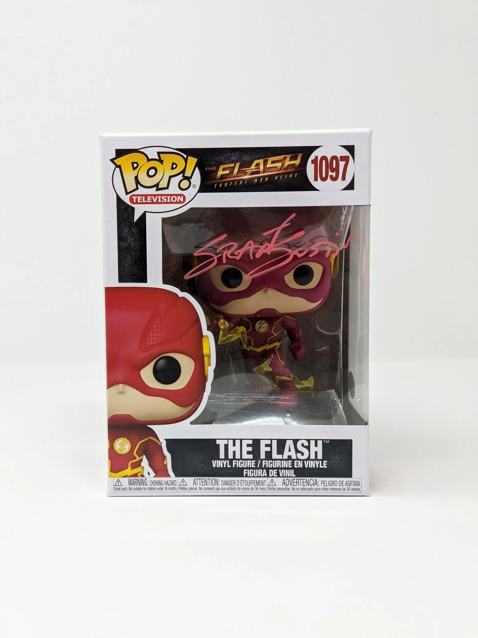 Grant Gustin DC The Flash #1097 Signed Funko Pop JSA Certified Autograph - Image 3