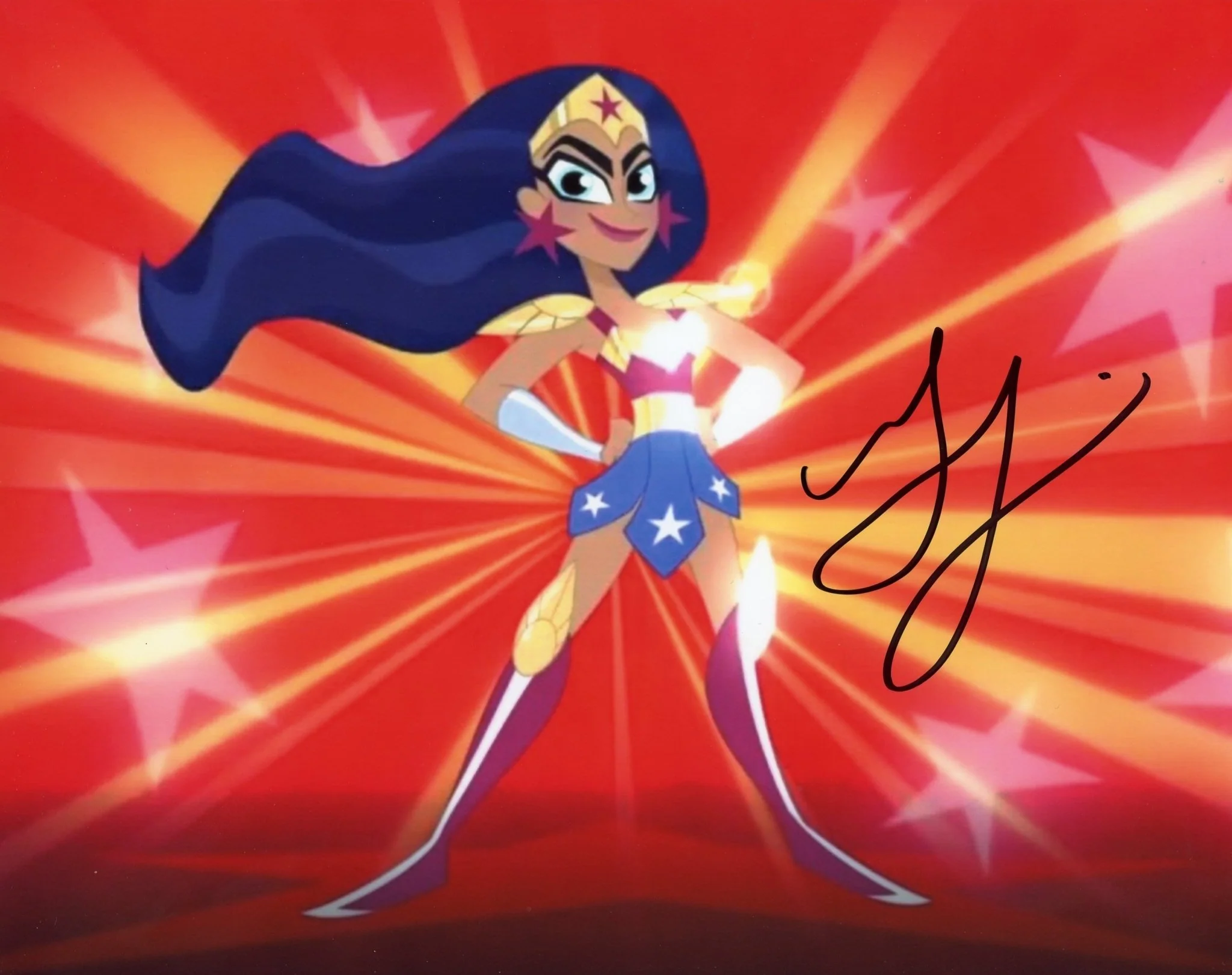 Grey DeLisle in DC Super Hero Girls 8x10 Signed Photo JSA Certified Autograph