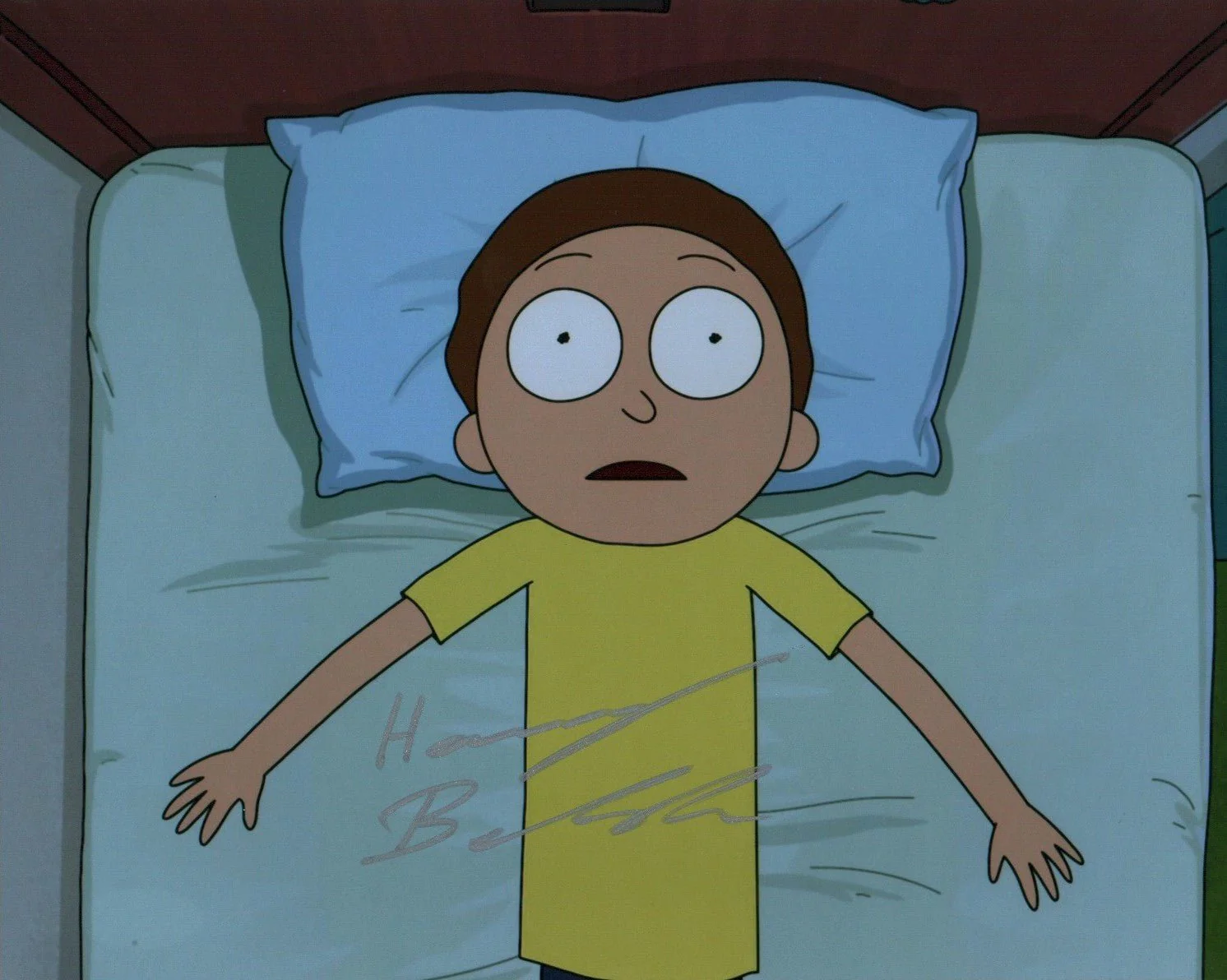 Harry Belden Rick and Morty 8x10 Photo Signed JSA Certified Autograph - Image 2