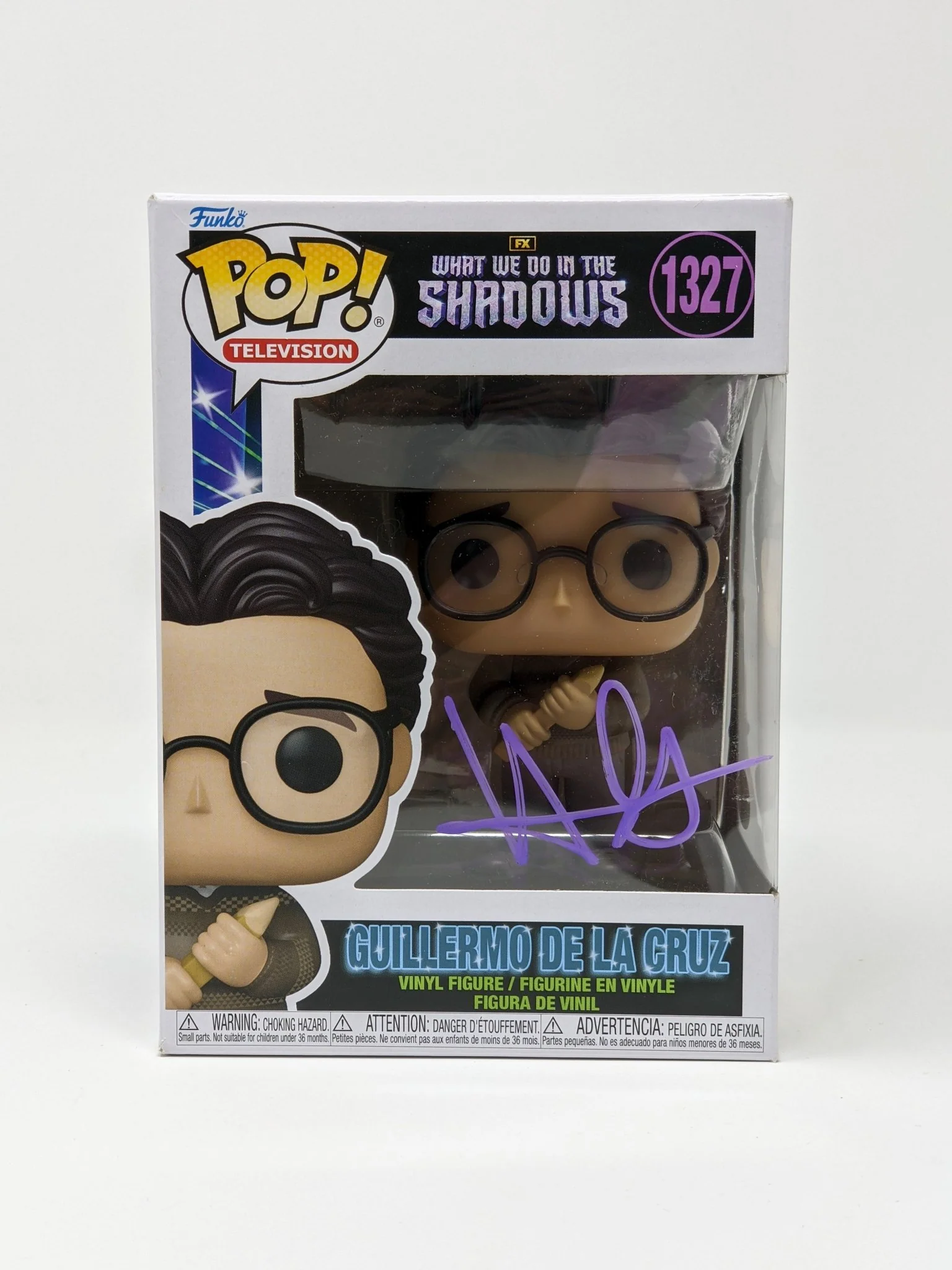 Harvey Guillen Guillermo De La Cruz #1327 Signed Funko Pop JSA Certified Autograph - Image 3