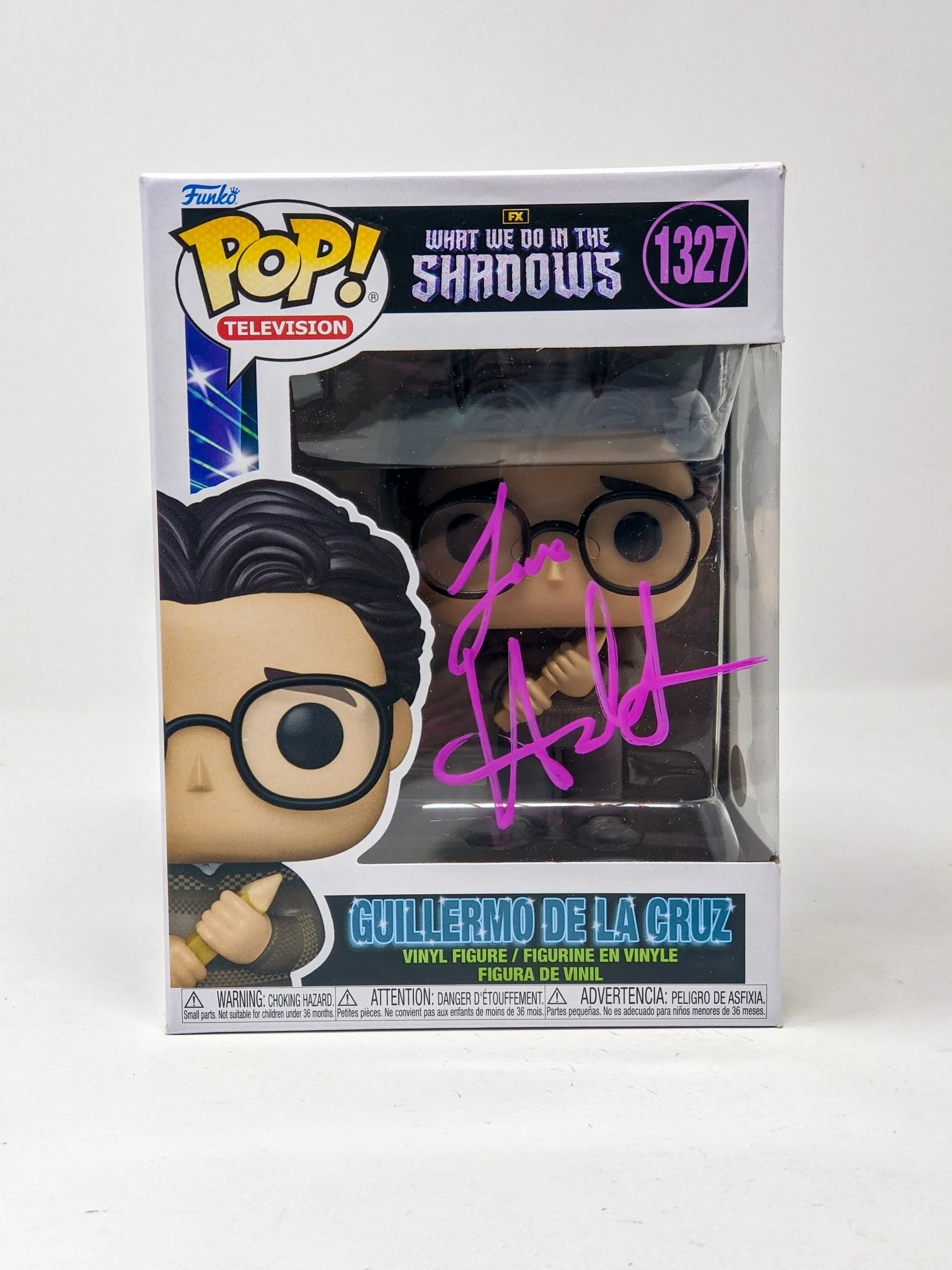 Harvey Guillen Guillermo De La Cruz #1327 Signed Funko Pop JSA Certified Autograph - Image 4