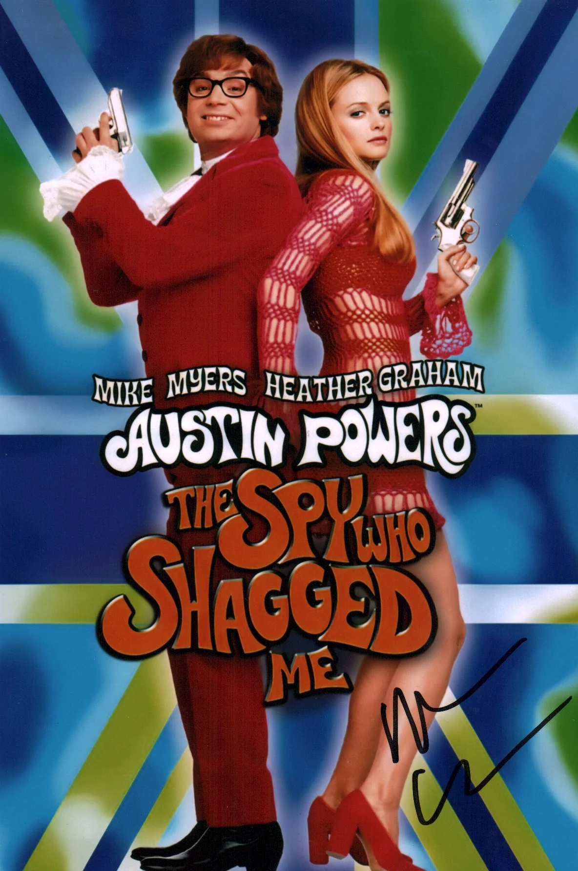 Heather Graham Austin Powers 8x12 Signed Photo JSA Certified Autograph