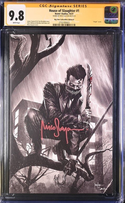 House of Slaughter #1 Big Time Collectables Edition B CGC Signature Series 9.8 Signed Suayan - Image 2