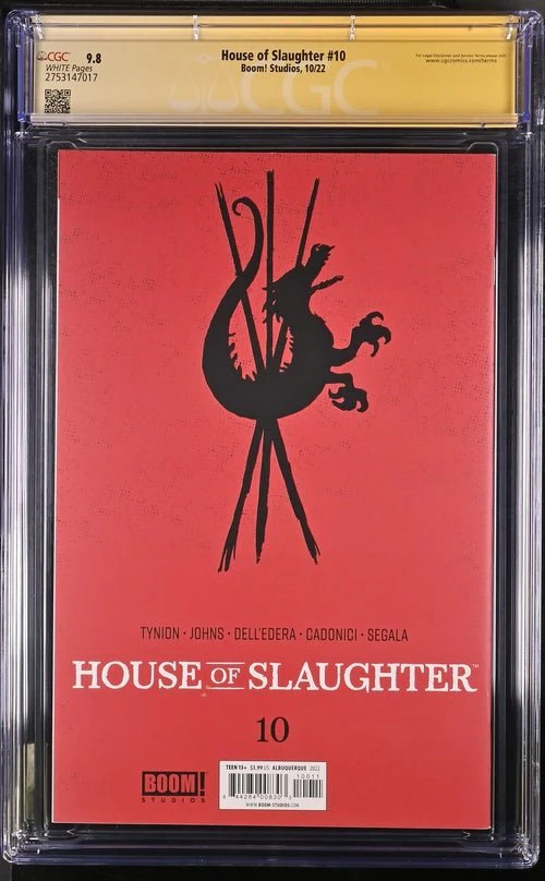 House of Slaughter #10 Boom! Studios CGC Signature Series 9.8 Signed Letizia Cadonici, Sam Johns - Image 3