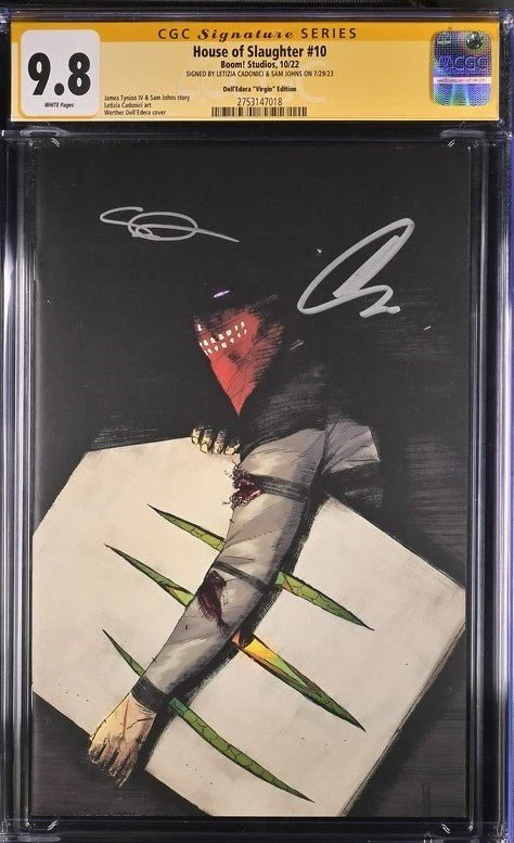 House of Slaughter #10 Boom! Studios Dell'Edera Virgin Edition CGC Signature Series 9.8 Signed Letizia Cadonici, Sam Johns - Image 2