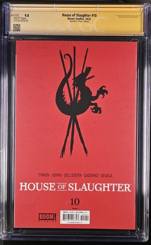 House of Slaughter #10 Boom! Studios Dell'Edera Virgin Edition CGC Signature Series 9.8 Signed Letizia Cadonici, Sam Johns - Image 3