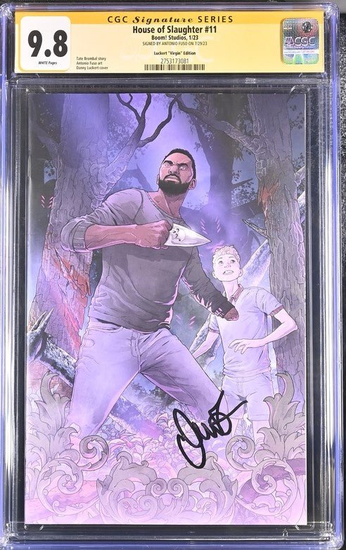 House of Slaughter #11 Boom! Studios Luckert Virgin Edition CGC Signature Series 9.8 Signed Anthony Fuso - Image 2