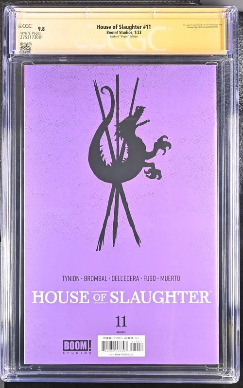 House of Slaughter #11 Boom! Studios Luckert Virgin Edition CGC Signature Series 9.8 Signed Anthony Fuso - Image 3
