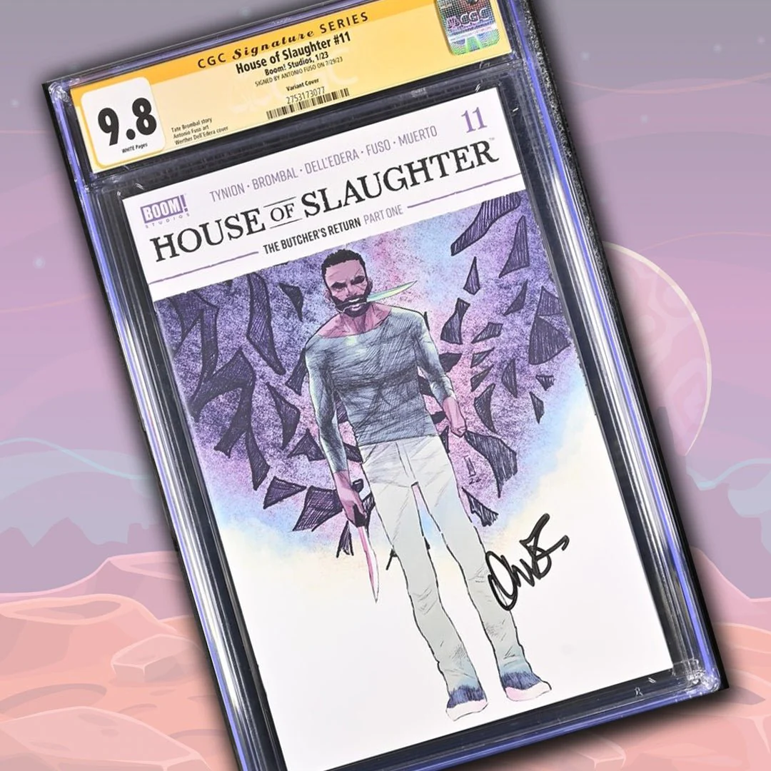 House of Slaughter #11 Boom! Studios Werther Dell'Edera Cover CGC Signature Series 9.8 Signed Anthony Fuso