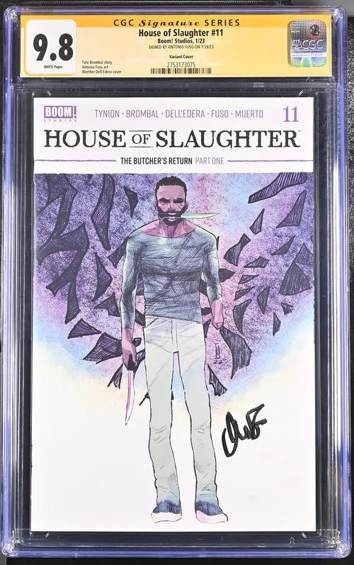 House of Slaughter #11 Boom! Studios Werther Dell'Edera Cover CGC Signature Series 9.8 Signed Anthony Fuso - Image 4
