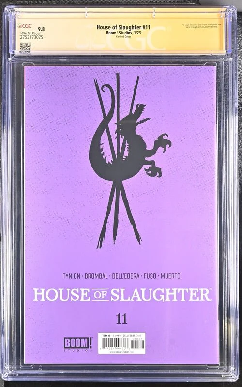 House of Slaughter #11 Boom! Studios Werther Dell'Edera Cover CGC Signature Series 9.8 Signed Anthony Fuso - Image 5