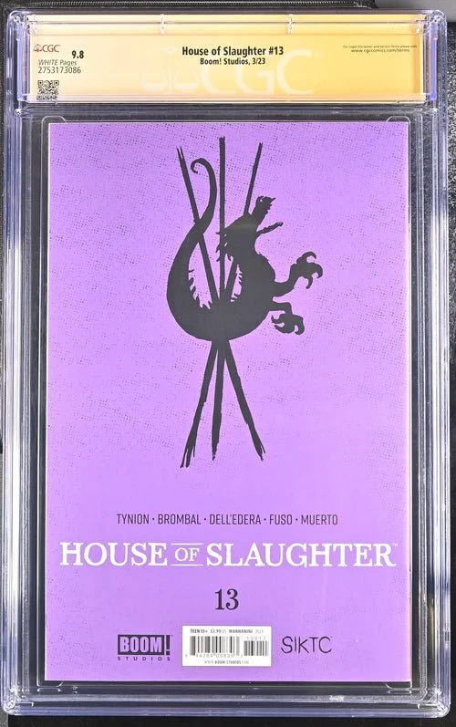 House of Slaughter #13 Boom! Studios CGC Signature Series 9.8 Signed Antonio Fuso - Image 3