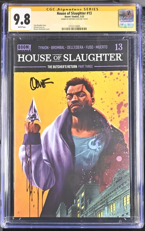 House of Slaughter #13 Boom! Studios CGC Signature Series 9.8 Signed Antonio Fuso - Image 4