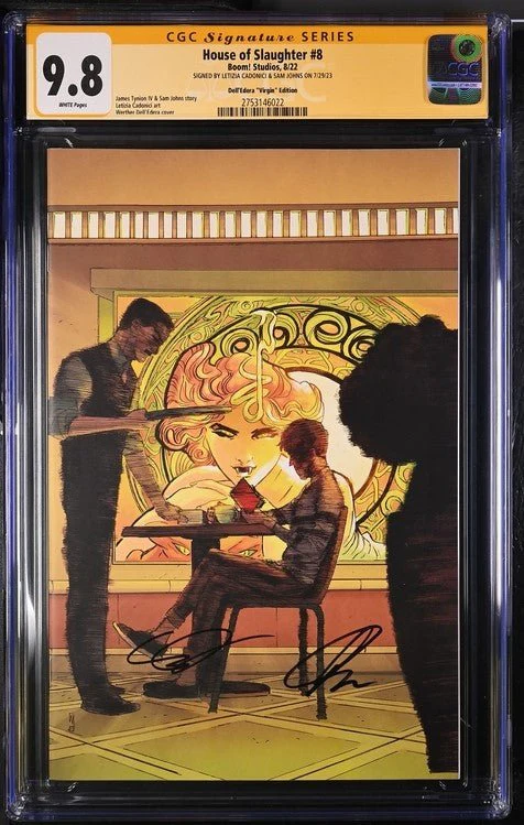 House of Slaughter #8 Dell'Edera Edition Boom! Studios CGC Signature Series 9.8 Signed Cadonici, Johns - Image 2