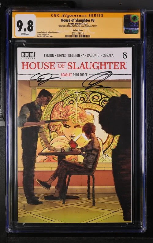 House of Slaughter #8 Variant Edition Boom! Studios CGC Signature Series 9.8 Signed Cadonici, Johns - Image 4