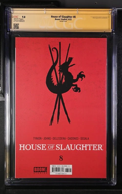 House of Slaughter #8 Variant Edition Boom! Studios CGC Signature Series 9.8 Signed Cadonici, Johns - Image 5
