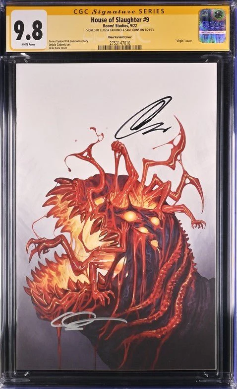 House of Slaughter #9 Kieu Virgin Boom! Studios CGC Signature Series 9.8 Signed Cadonici, Johns - Image 2