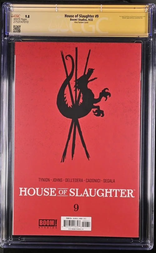 House of Slaughter #9 Kieu Virgin Boom! Studios CGC Signature Series 9.8 Signed Cadonici, Johns - Image 3