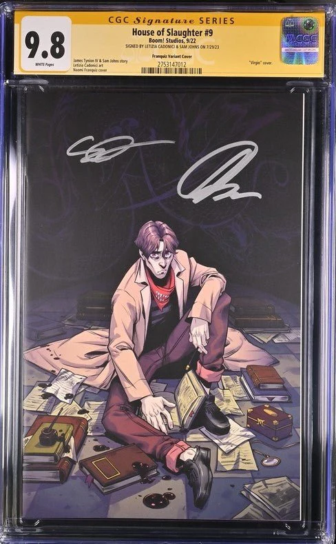 House of Slaughter #9 Boom! Studios Franquiz cover CGC Signature Series 9.8 Signed Cadonici, Johns - Image 2