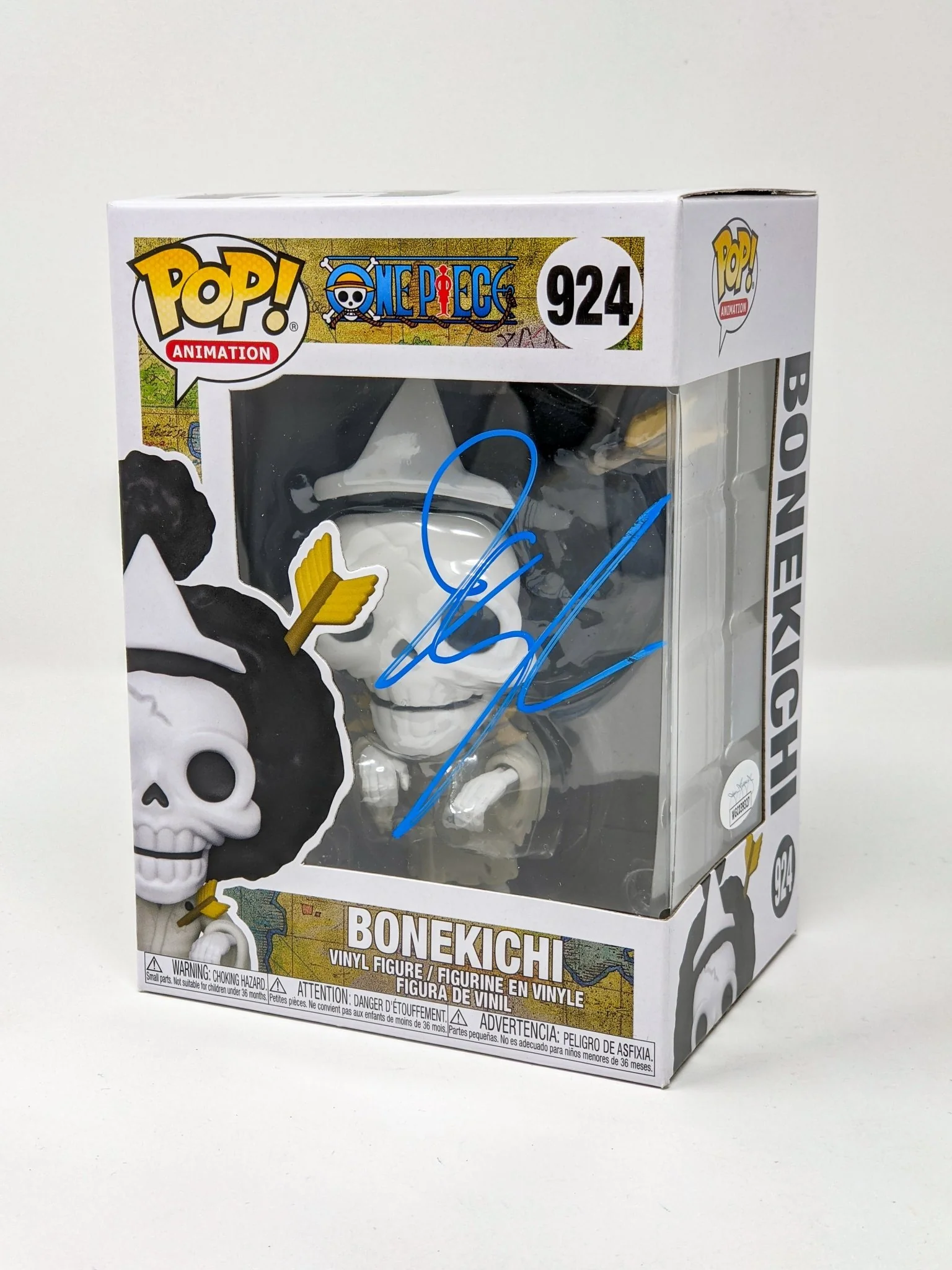 Ian Sinclair One Piece Bonekichi #924 Signed Funko Pop JSA Certified Autograph - Image 3