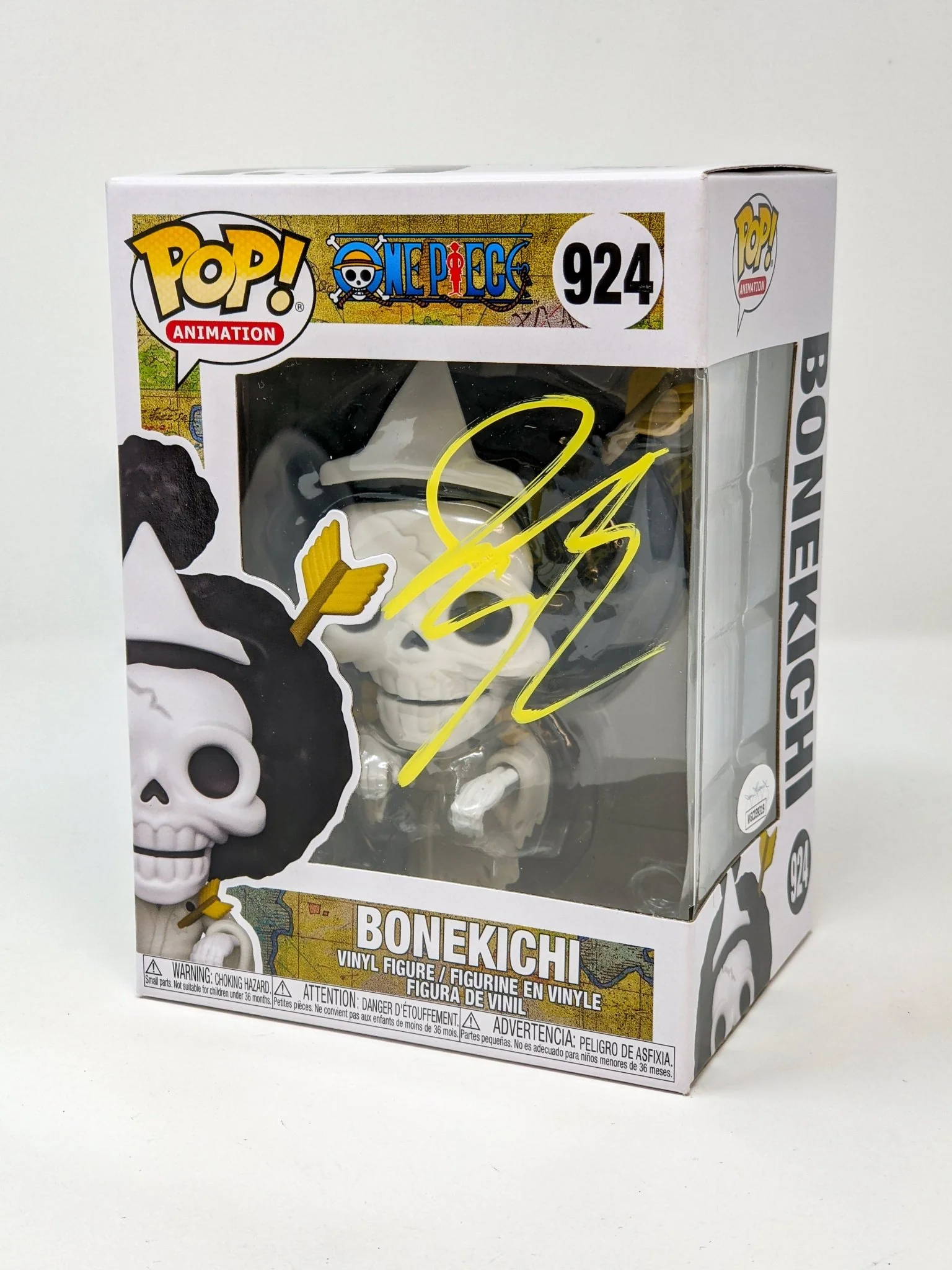 Ian Sinclair One Piece Bonekichi #924 Signed Funko Pop JSA Certified Autograph - Image 5