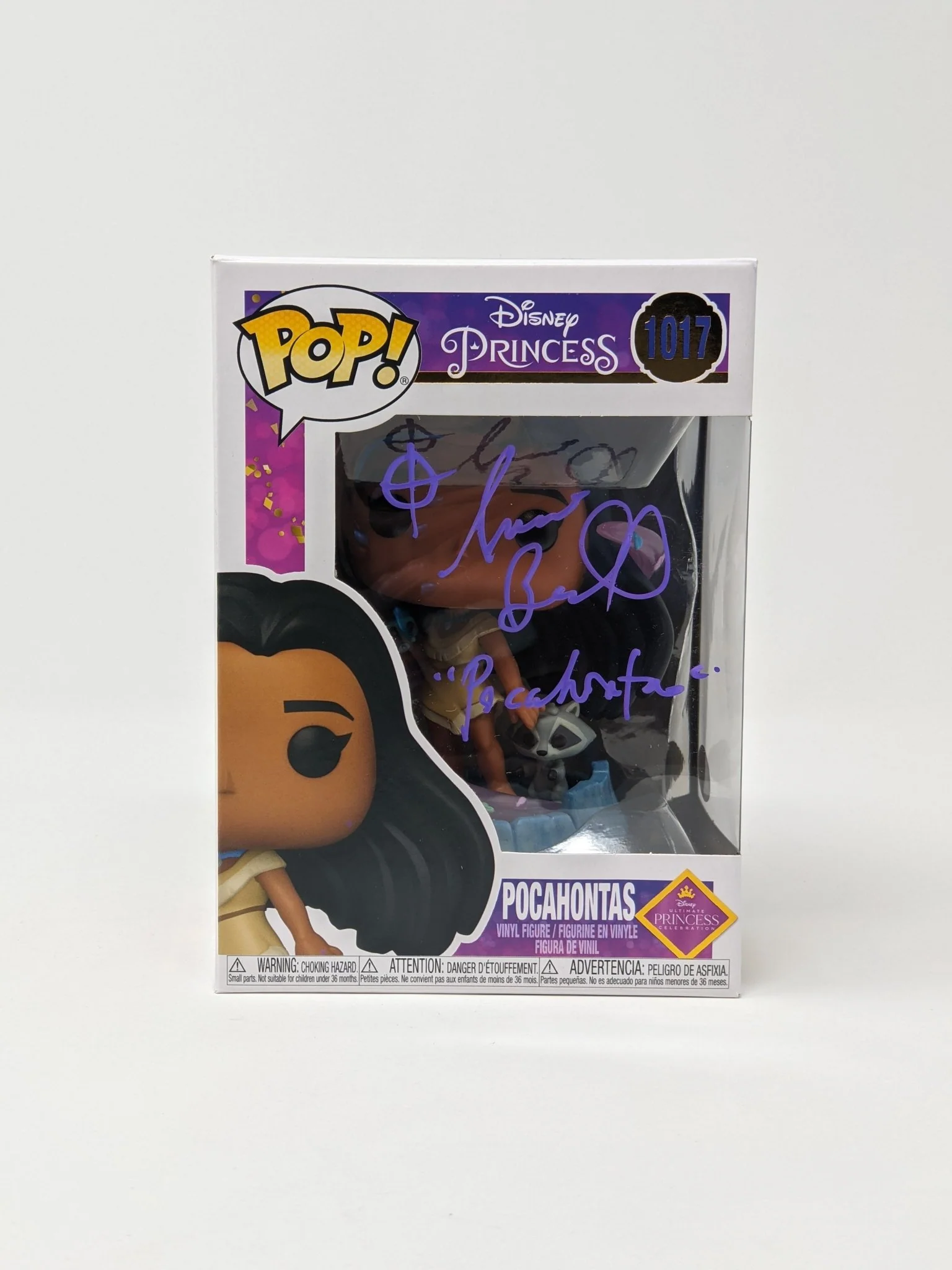 Irene Bedard Disney Pocahontas #1017 Signed Funko Pop JSA Certified Autograph - Image 2