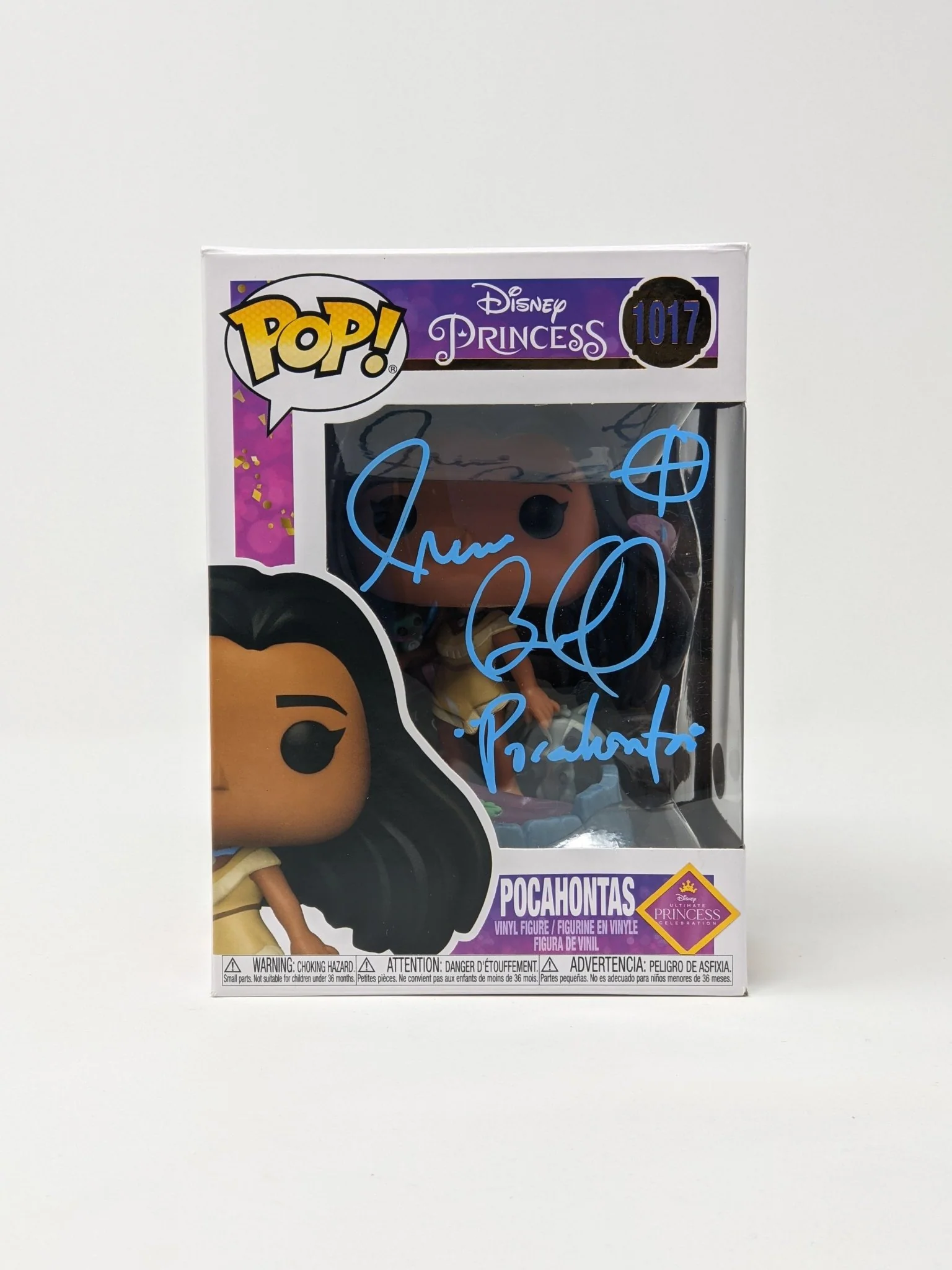 Irene Bedard Disney Pocahontas #1017 Signed Funko Pop JSA Certified Autograph - Image 3