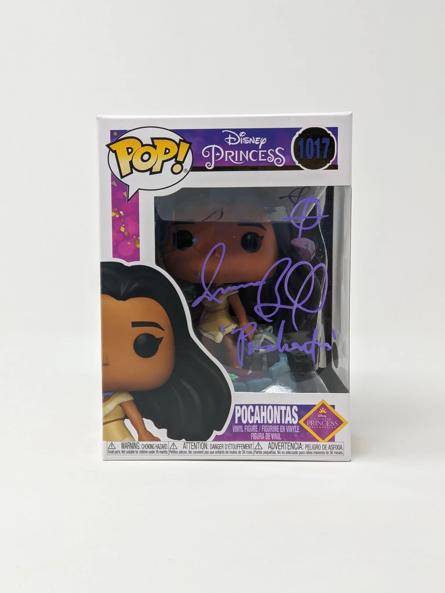 Irene Bedard Disney Pocahontas #1017 Signed Funko Pop JSA Certified Autograph - Image 4