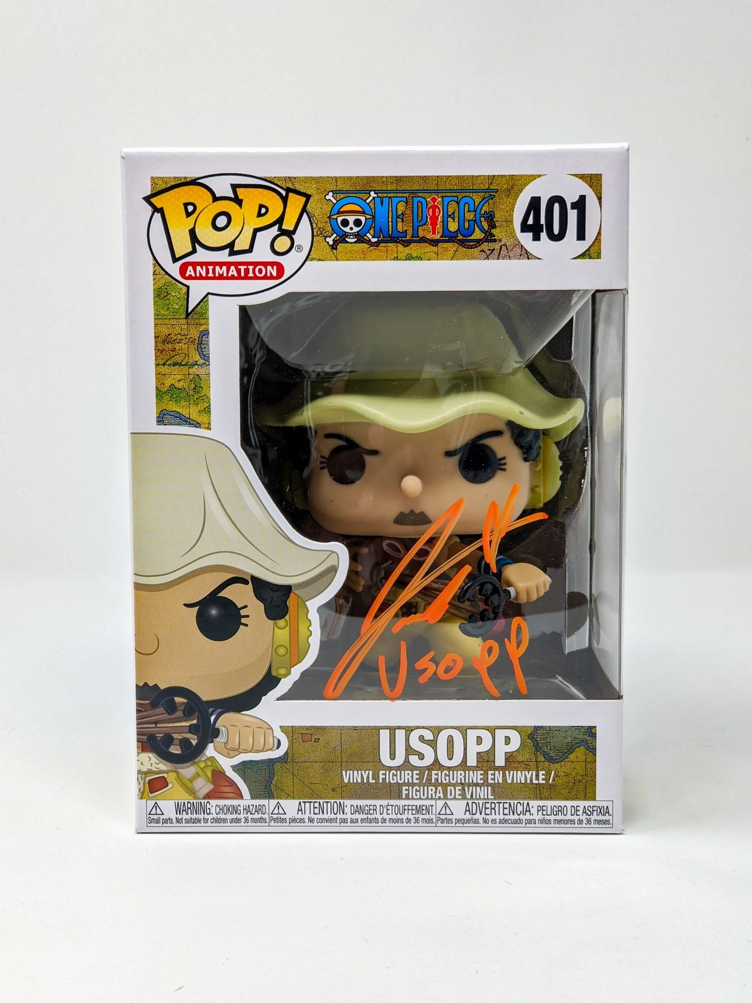 Jacob Romero One Piece Usopp #401 Signed Funko Pop JSA Certified Autograph - Image 2