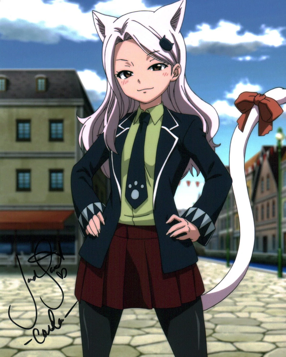 Jad Saxton Fairy Tail 8x10 Photo Signed Photo JSA Certified Autograph - Image 2