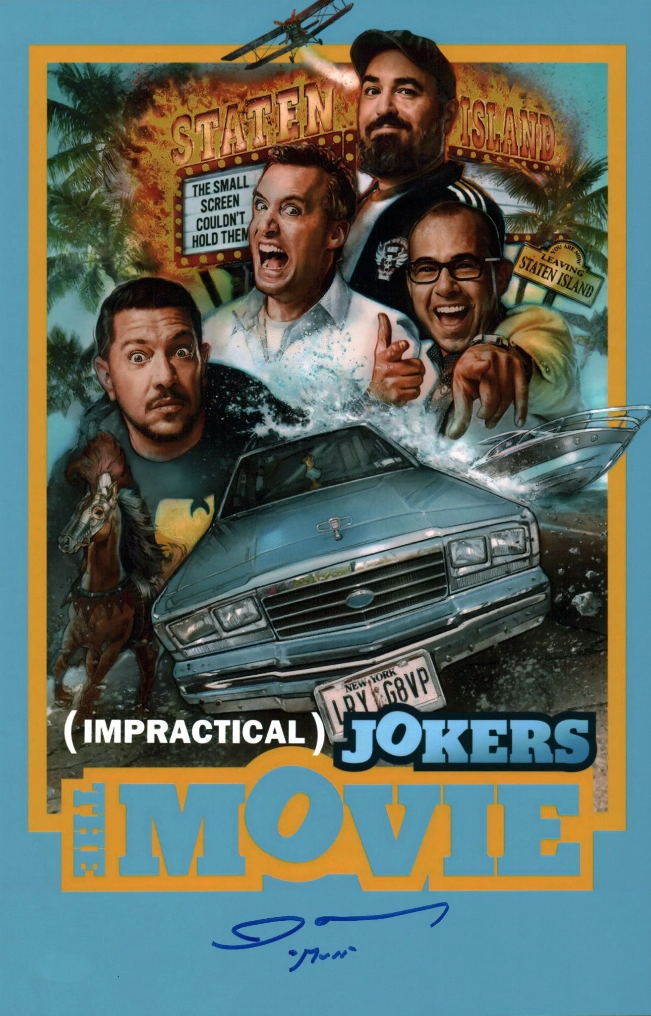 James Murray Impractical Jokers The Movie 11x17 Photo Poster Signed JSA Certified Autograph - Image 3