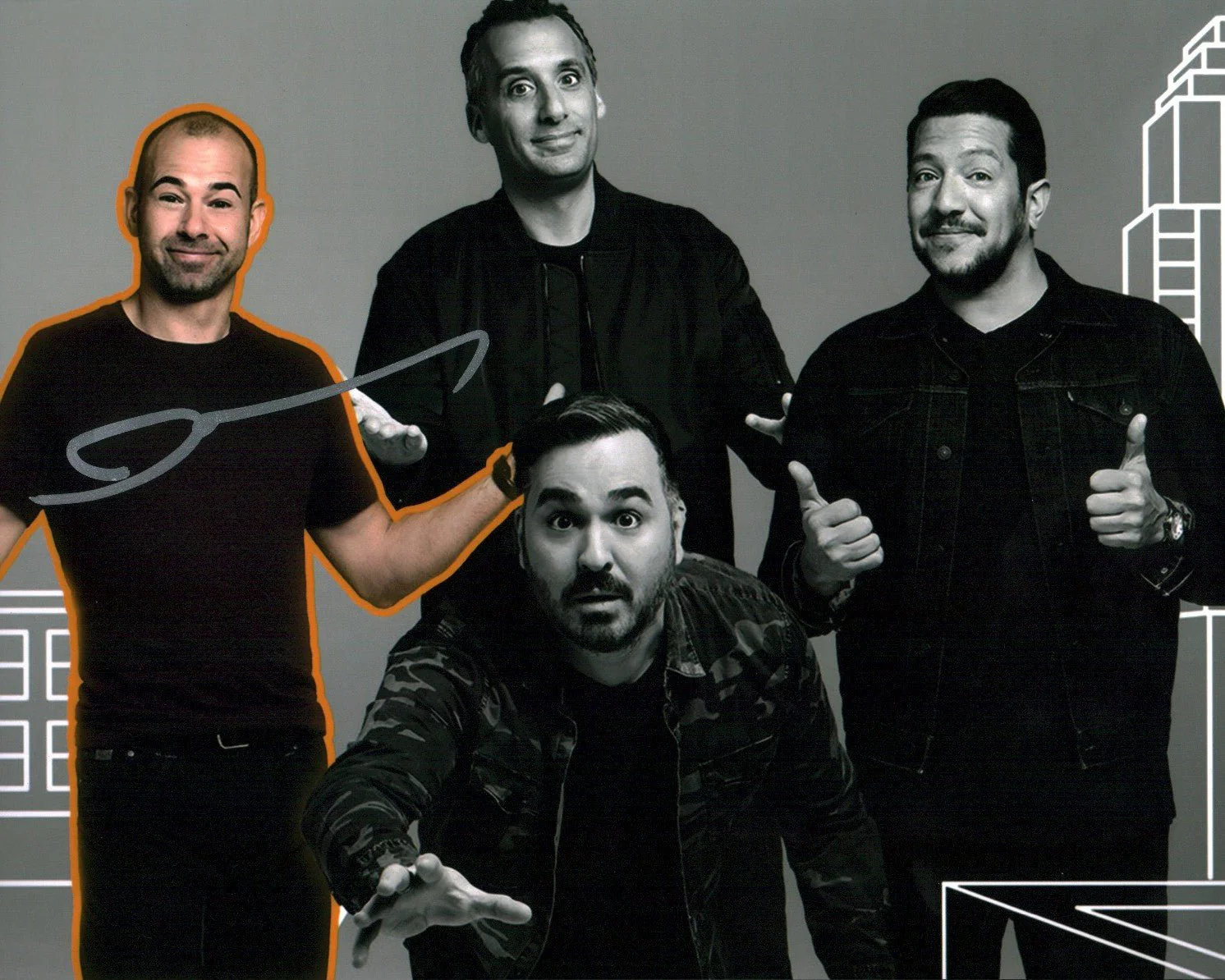 James Murray Impractical Jokers 8x10 Photo Signed JSA Certified Autograph