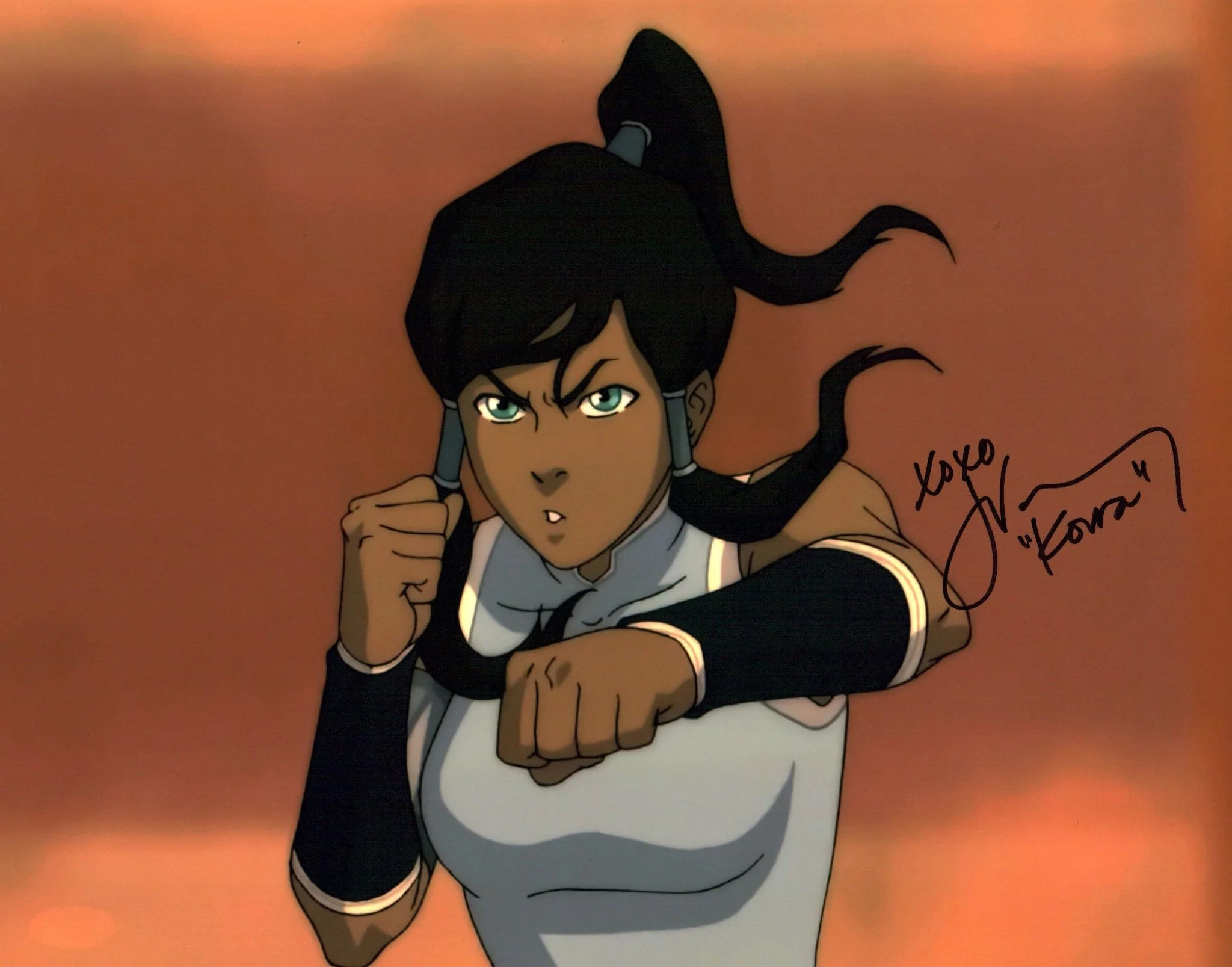 Janet Varney Legend of Korra 11x14 Signed Photo Poster JSA Certified Autograph - Image 4