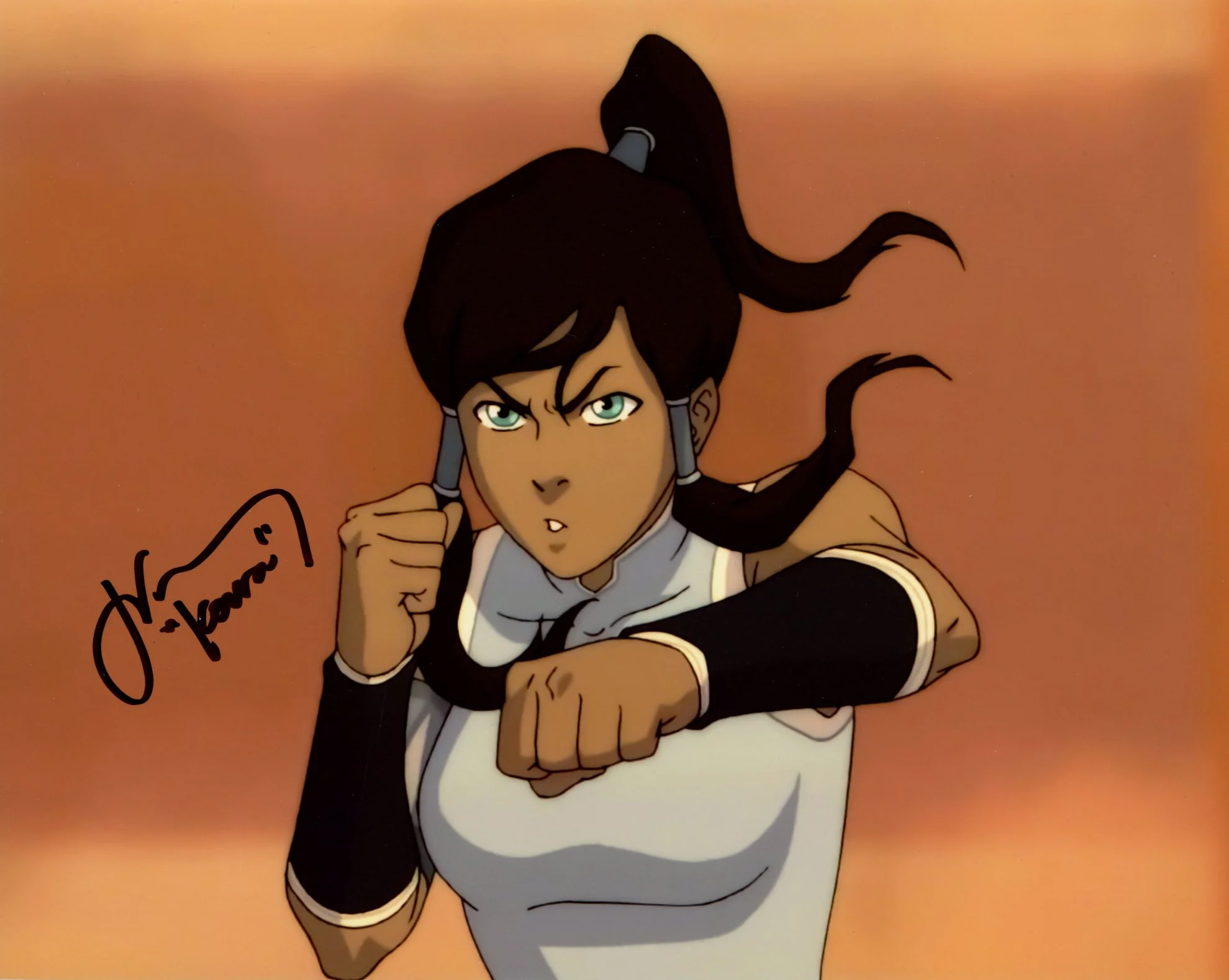 Janet Varney Legend of Korra 8x10 Signed Photo JSA Certified Autograph - Image 3